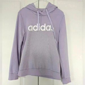Adidas Lilac Purple Hooded Sweatshirt -  size small great condition